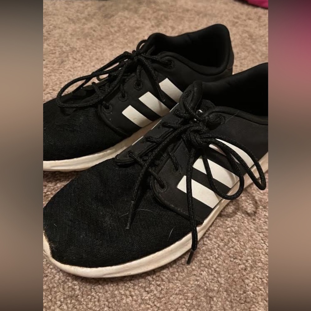 Adidas Classic Black and White Trainers